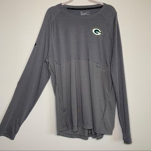 Under Armour Green Bay Packers Long Sleeve NWT 2XL